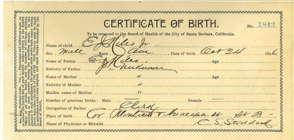 Birth Certificate