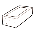 Drawing of a brick