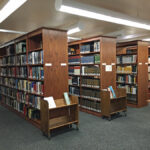 Stacks at the Sahyun Genealogical Library