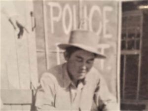 George Ohashi in internment camp